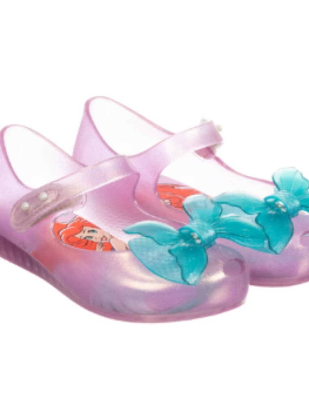 Mini Melissa Size 12 Disney Little Mermaid Girls Dress Shoes